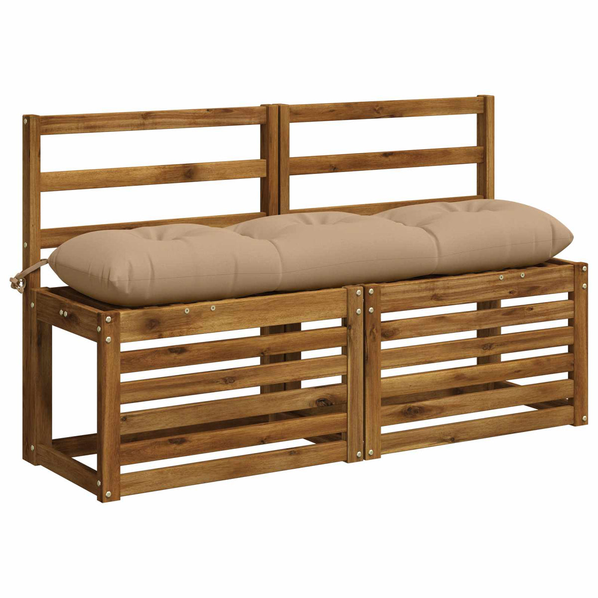 Vidaxl bankkussen vianen 100% polyester zand 130 x 30 x 12 cm