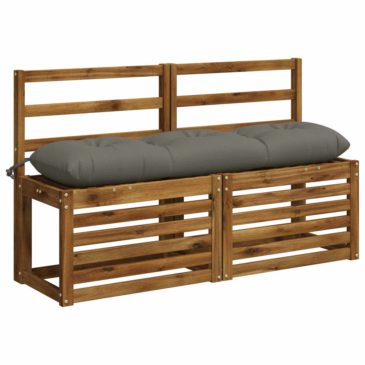 Vidaxl bankkussen vianen 100% polyester grijs 130 x 30 x 12 cm