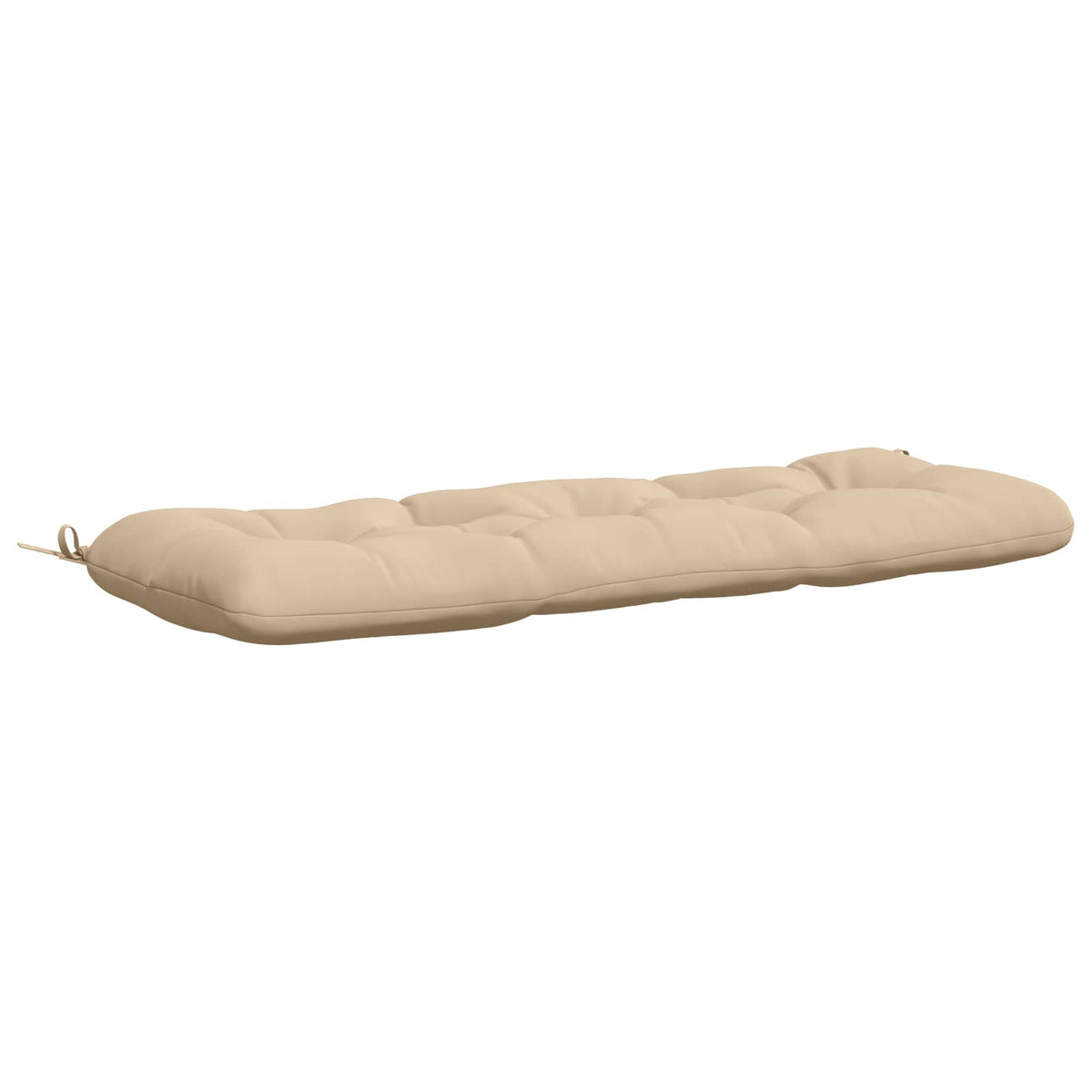 Vidaxl bankkussen vianen 100% polyester crèmekleurig 130 x 40 x 12 cm