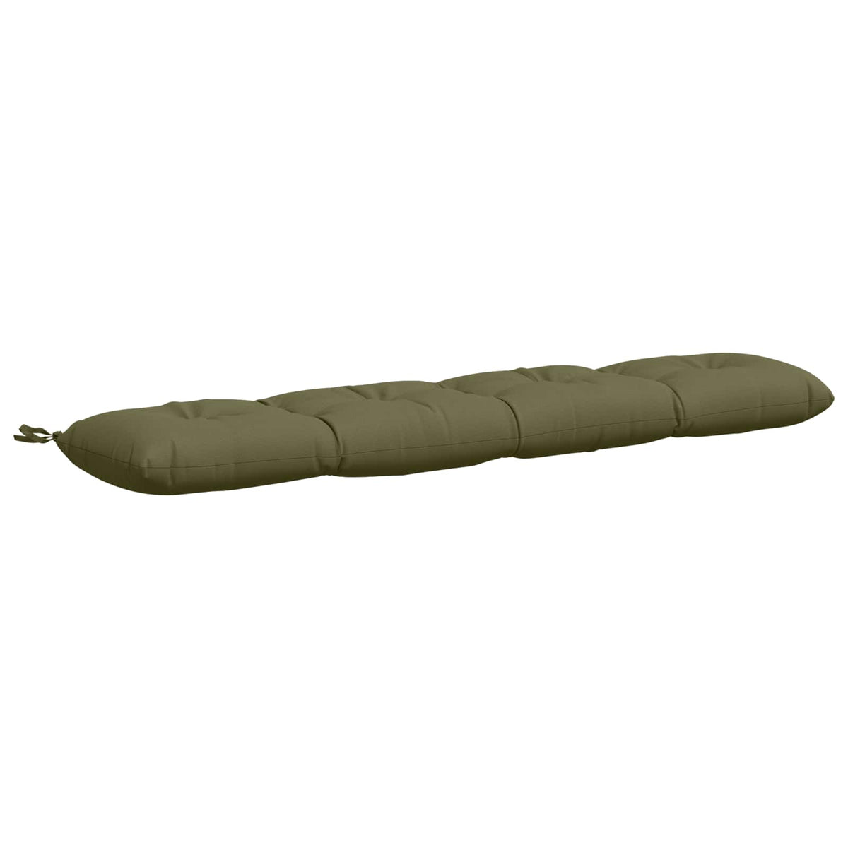 Vidaxl bankkussen vianen 100% polyester olijfgroen 140 x 30 x 12 cm