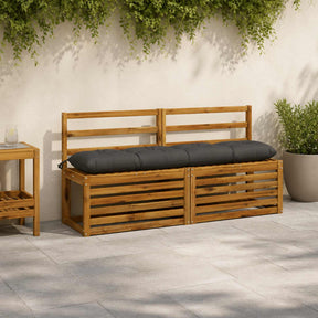Vidaxl bankkussen vianen 100% polyester antraciet 140 x 30 x 12 cm