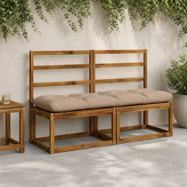 Vidaxl bankkussen vianen 100% polyester zand 150 x 40 x 12 cm