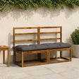 Vidaxl bankkussen vianen 100% polyester grijs 150 x 40 x 12 cm