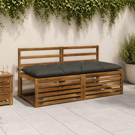 Vidaxl bankkussen vianen 100% polyester antraciet 160 x 60 x 12 cm