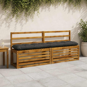 Vidaxl bankkussen vianen 100% polyester antraciet 180 x 30 x 12 cm