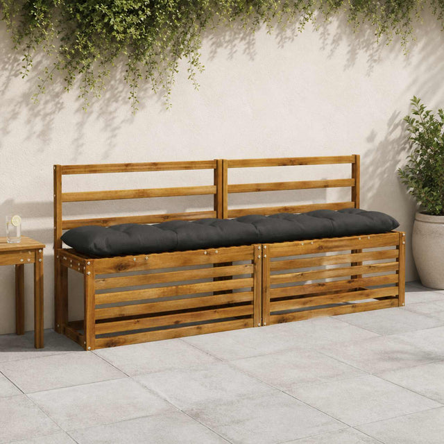 Vidaxl bankkussen vianen 100% polyester antraciet 180 x 30 x 12 cm