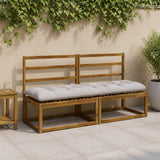 Vidaxl 2-delige bankkussens vianen 100% polyester wit 160 x 50 x 12 cm