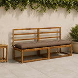 Vidaxl bankkussen vianen 100% polyester taupe 200 x 50 x 12 cm