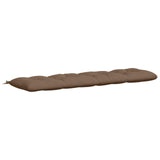 Vidaxl bankkussen vianen 100% polyester taupe 200 x 50 x 12 cm