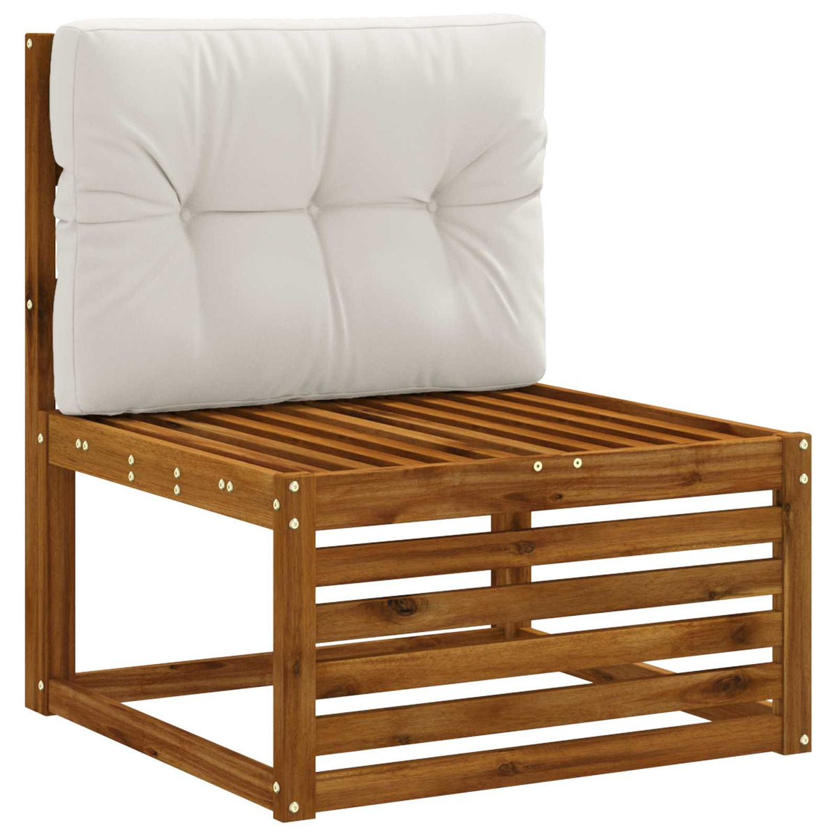 Vidaxl pallet rugkussen vianen 100% polyester wit 70 x 60 x 12 cm