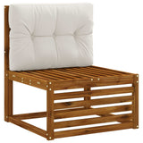 Vidaxl pallet rugkussen vianen 100% polyester wit 70 x 60 x 12 cm