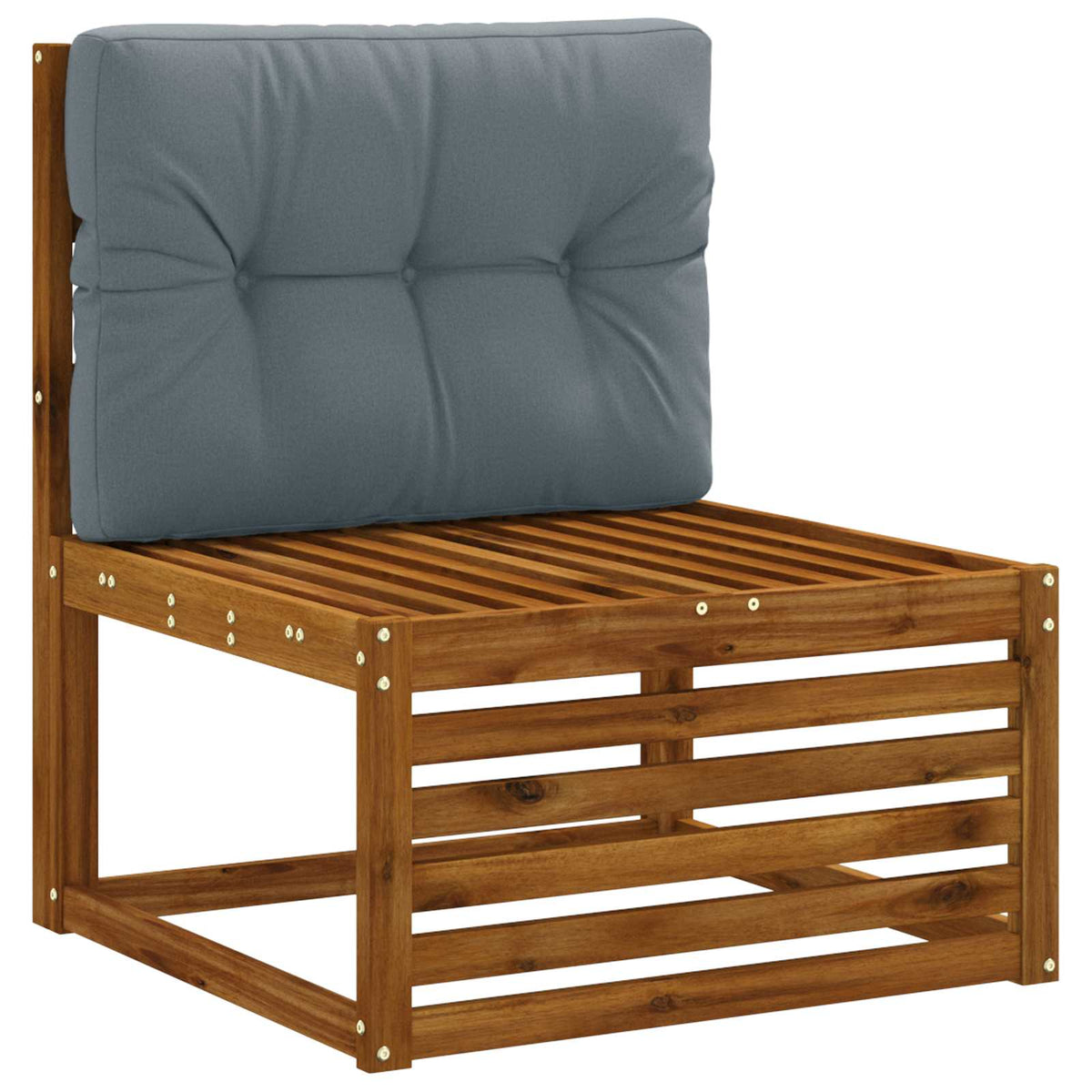 Vidaxl pallet rugkussen vianen 100% polyester blauw 70 x 60 x 12 cm