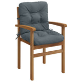 Vidaxl 2-delige hoogrug kussen vianen 100% polyester blauw