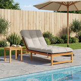 Vidaxl ligstoel kussen vianen 100% polyester wit 200 x 70 x 8 cm