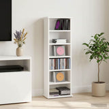 Vidaxl cd kast wit 32 x 17 x 92 cm bewerkt hout
