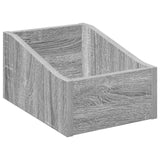 Vidaxl lp recorddoos grijs sonoma 23 x 33 x 16 cm bewerkt hout