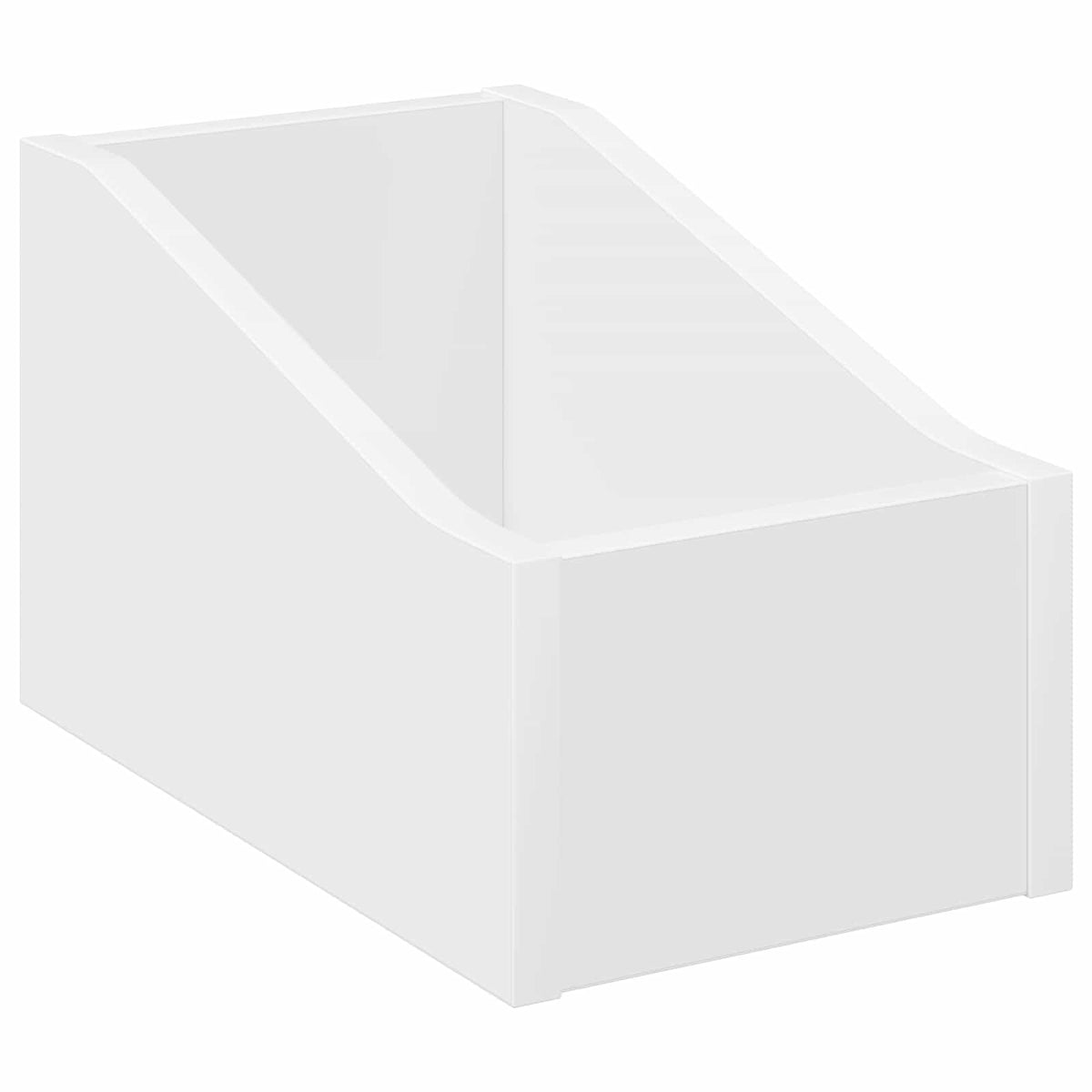 Vidaxl lp recorddoos wit 18 x 32 x 18 cm bewerkt hout