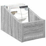 Vidaxl lp recorddoos grijs sonoma 18 x 32 x 18 cm bewerkt hout