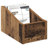 Vidaxl lp recorddoos 2 st oud hout 18 x 32 x 18 cm bewerkt hout