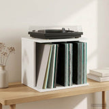 Vidaxl vinyl platenspeler opslag wit 42 x 33 x 36 cm bewerkt hout