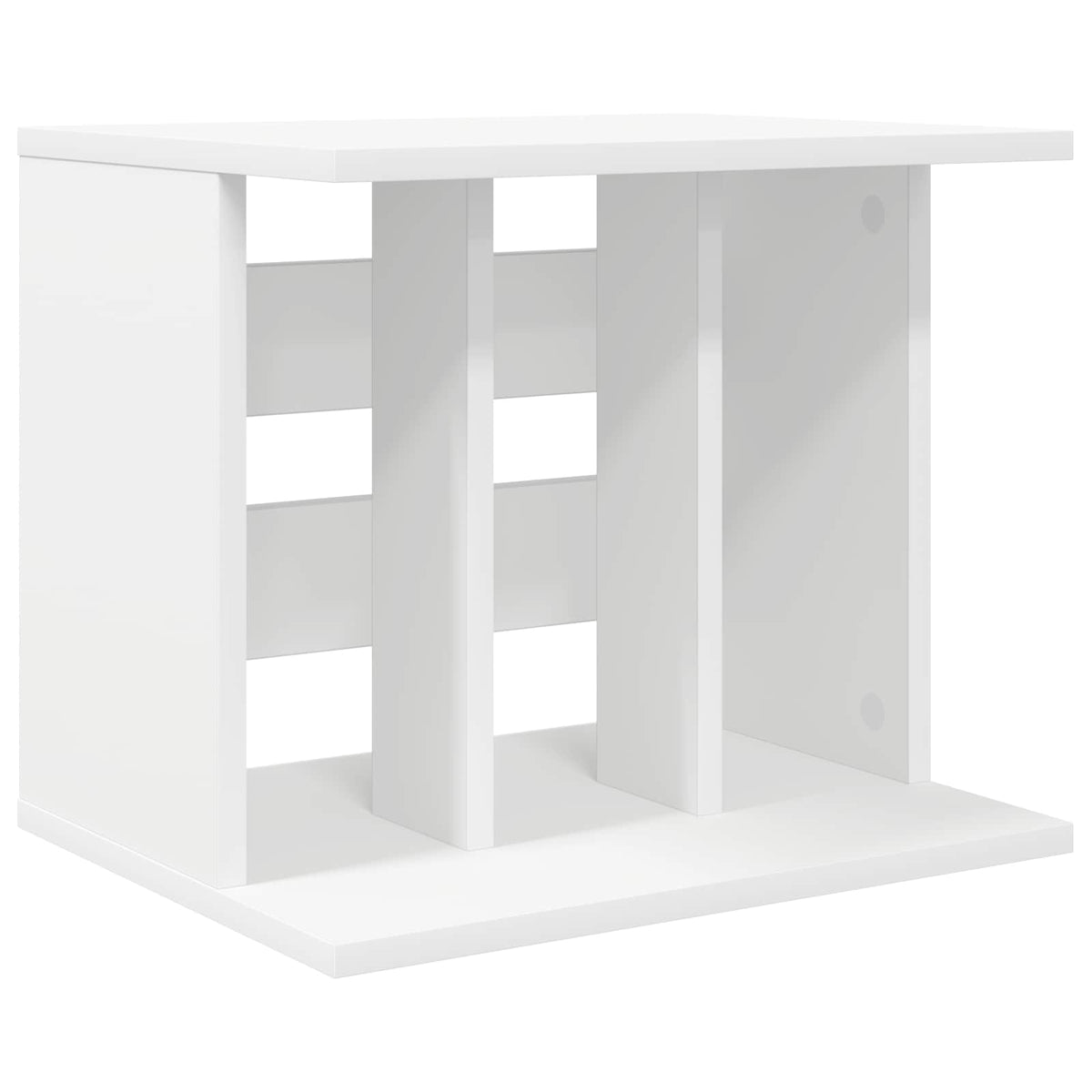 Vidaxl vinyl platenspeler opslag wit 42 x 33 x 36 cm bewerkt hout