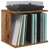 Vidaxl vinyl platenspeler opslag oud hout 42 x 33 x 36 cm bewerkt hout
