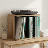 Vidaxl vinyl platenspeler opslag artisanaal eiken 42 x 33 x 36 cm