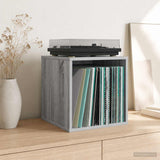Vidaxl vinyl album doos 2 st grijs sonoma 37 x 36,5 x 38 cm