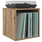 Vidaxl vinyl album doos artisanaal eiken 37 x 36,5 x 38 cm
