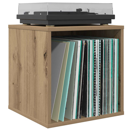 Vidaxl vinyl album doos 2 st artisanaal eiken 37 x 36,5 x 38 cm