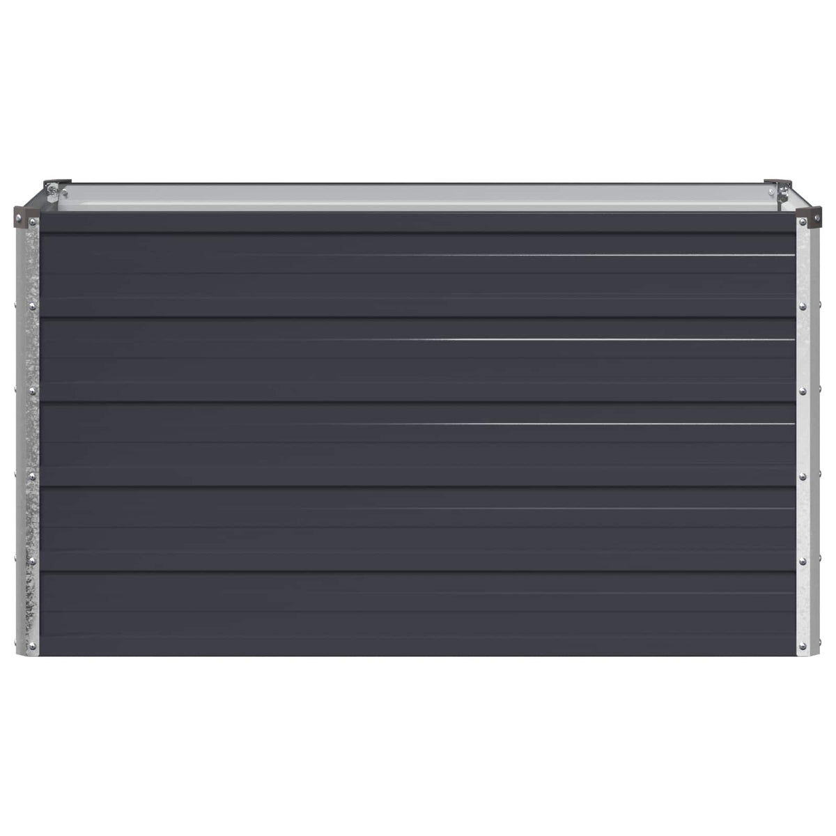 Vidaxl verhoogd tuinbed antracietkleurig 100 x 40 x 55 cm