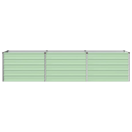 Vidaxl verhoogd tuinbed pastelgroen 240 x 40 x 55 cm koudgewalst staal