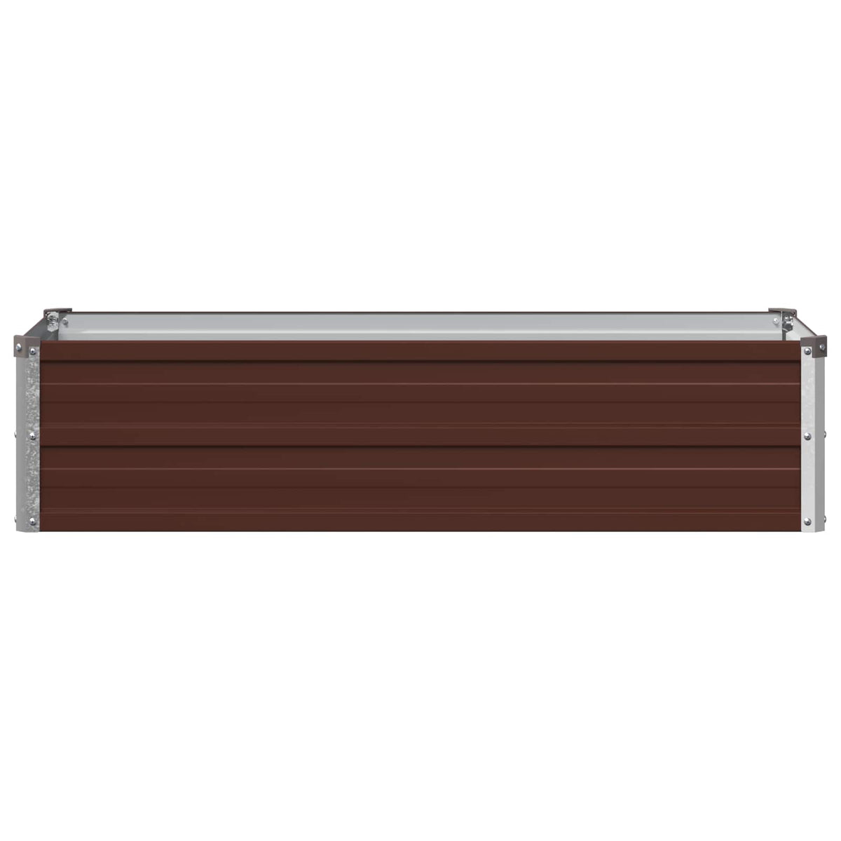 Vidaxl verhoogd tuinbed bruin 100 x 40 x 24 cm koudgewalst staal
