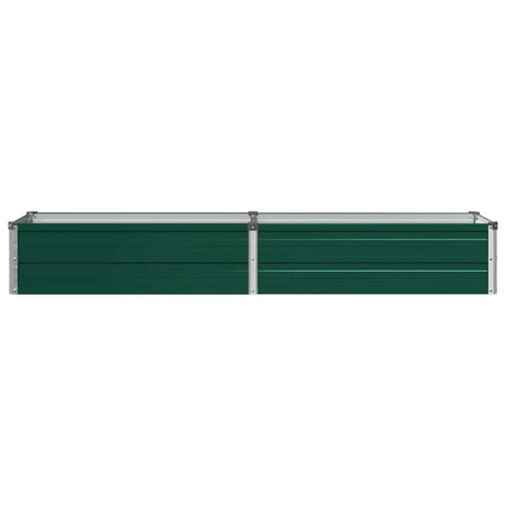 Vidaxl verhoogd tuinbed groen 160 x 40 x 24 cm koudgewalst stalen