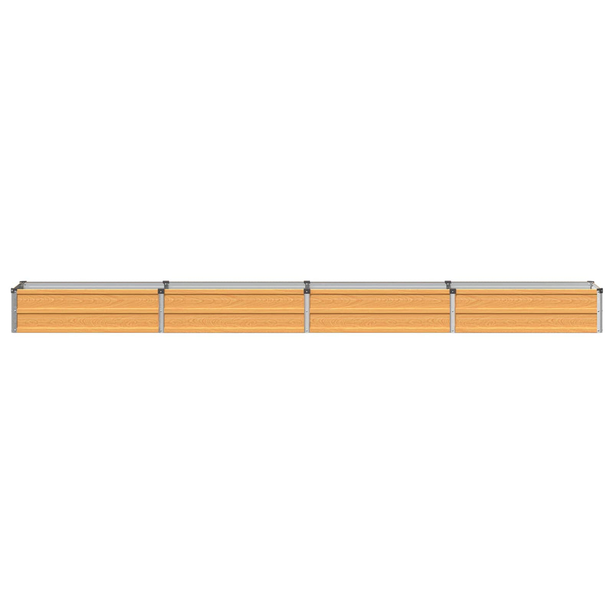 Vidaxl verhoogd tuinbed naturel 320 x 40 x 24 cm koudgewalst staal