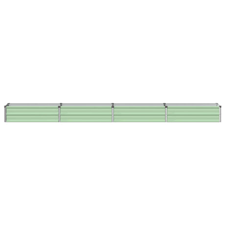 Vidaxl verhoogd tuinbed pastelgroen 320 x 40 x 24 cm koudgewalst staal