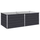 Vidaxl verhoogd tuinbed antracietkleurig 160 x 80 x 55 cm