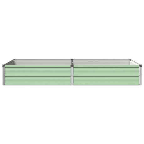 Vidaxl verhoogd tuinbed pastelgroen 160 x 80 x 24 cm koudgewalst staal