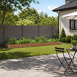 Vidaxl verhoogd tuinbed houtbruin 480 x 80 x 24 cm koudgewalst staal