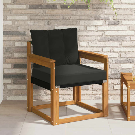 Vidaxl tuinbank massief acaciahout en textilene naturel