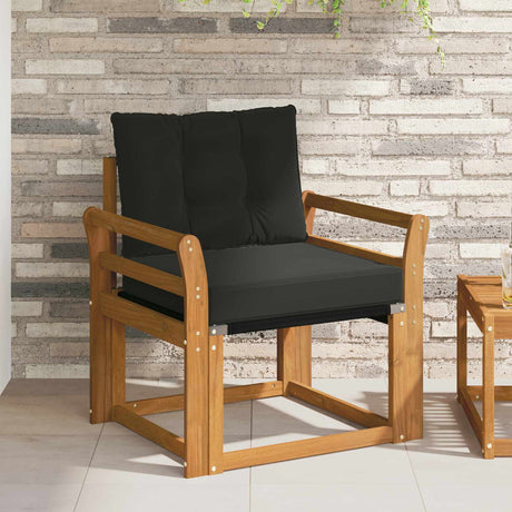 Vidaxl tuinbank massief acaciahout en textilene naturel