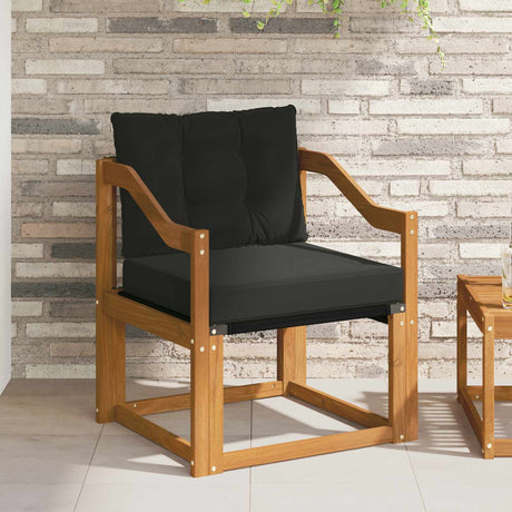 Vidaxl tuinbank massief acaciahout en textilene naturel