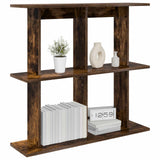 Vidaxl wandplank muurmontage gerookt eiken 80 x 20 x 75 cm