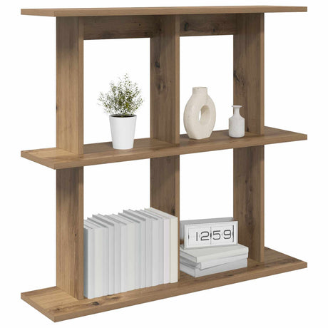 Vidaxl wandplank muurmontage artisanaal eiken 80 x 20 x 75 cm