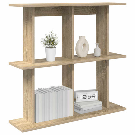 Vidaxl wandplank muurmontage sonoma eiken 100 x 20 x 75 cm