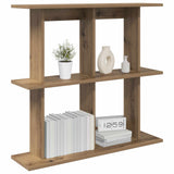 Vidaxl wandplank muurmontage artisanaal eiken 100 x 20 x 75 cm