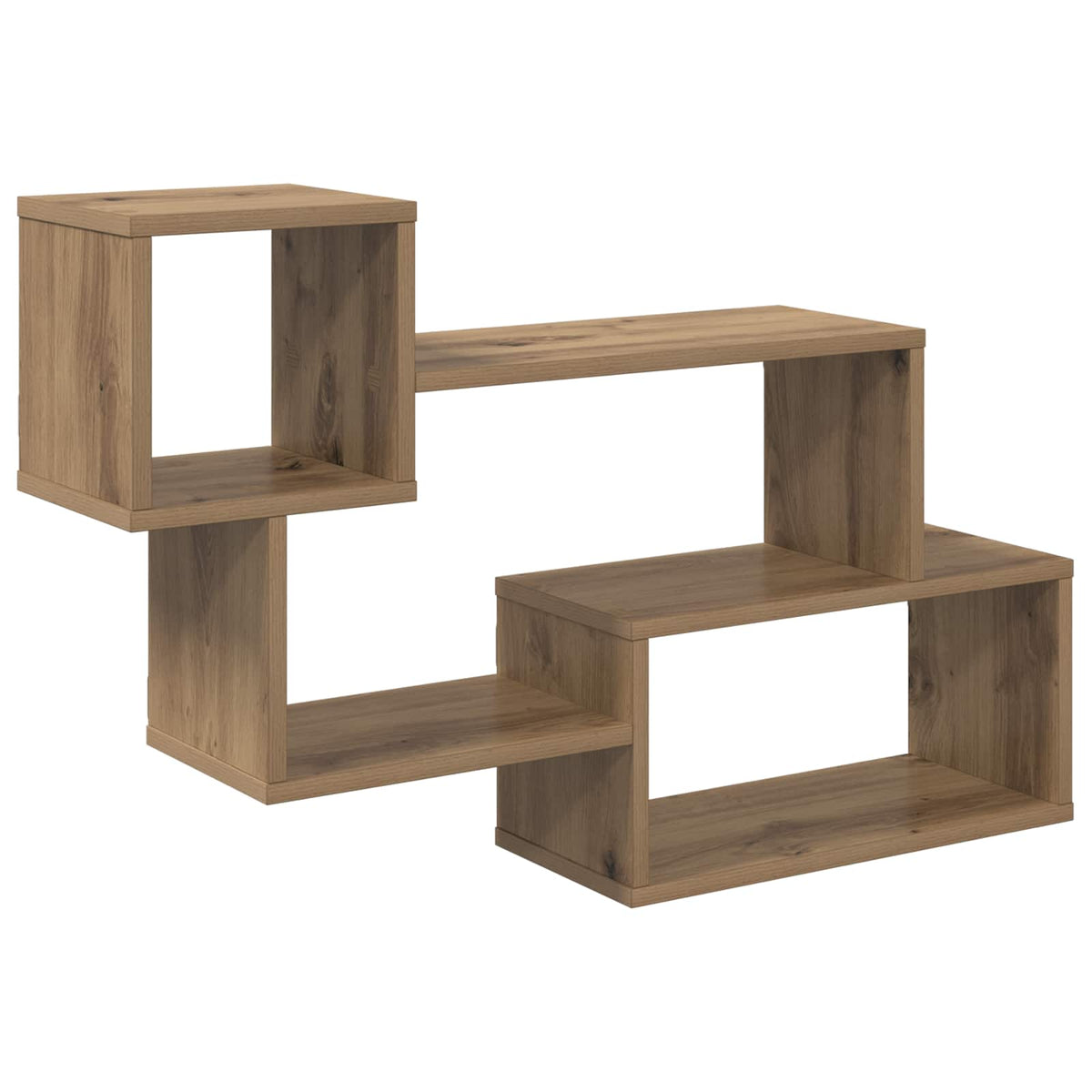 Vidaxl drijvende plank muurmontage artisanaal eiken 87 x 20 x 55 cm