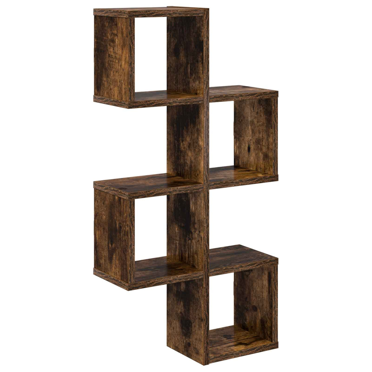 Vidaxl wandplank muurmontage gerookt eiken 39 x 15 x 76 cm