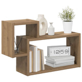 Vidaxl wandplank muurmontage artisanaal eiken 55 x 15 x 35 cm