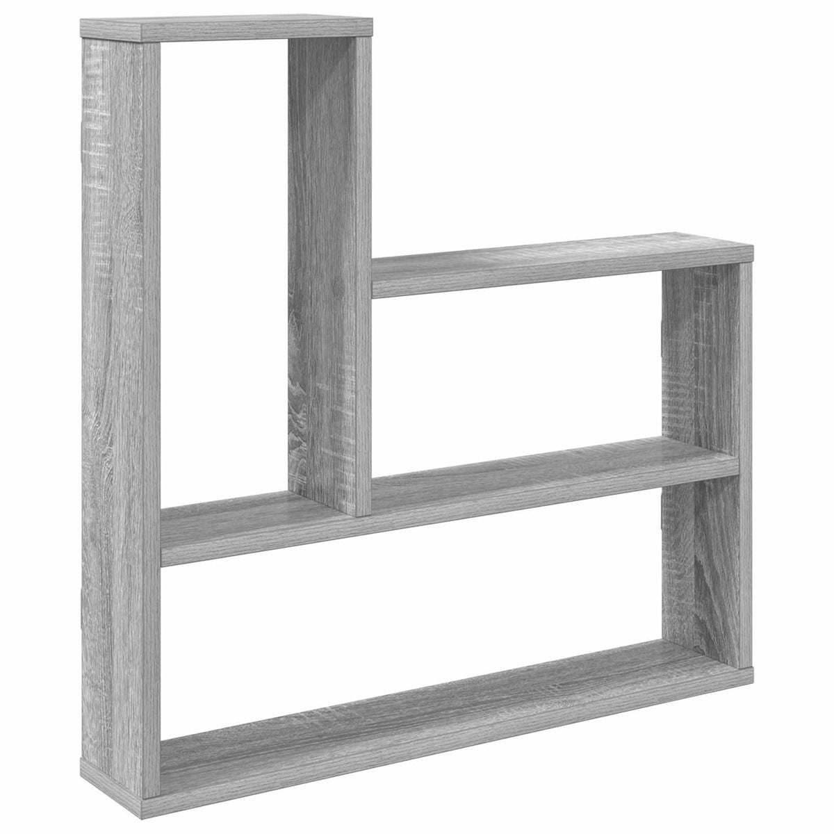Vidaxl wandplank grijs sonoma 60 x 11 x 60 cm bewerkt hout